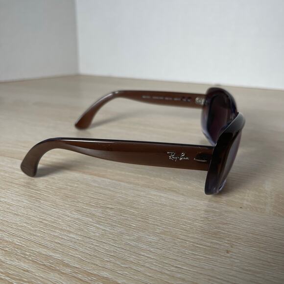 Ray-Ban RB4101 JACKIE OHH Sunglasses 860/51 2N Brown FRAMES ONLY Italy 58-17-135